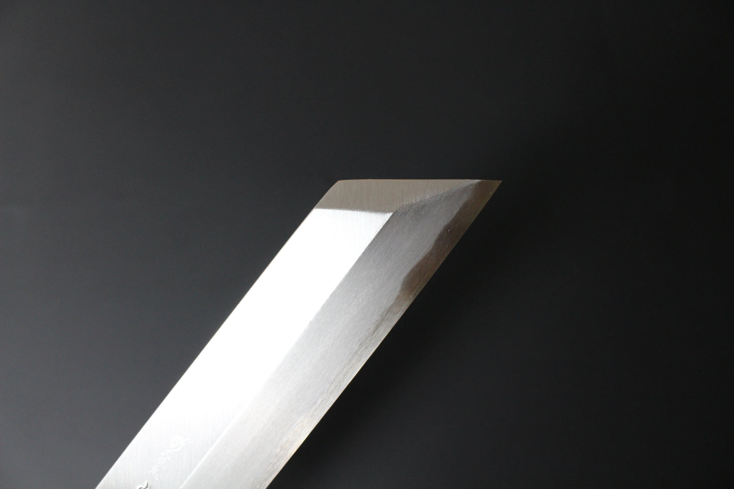 Goh Umanosuke Yoshihiro - Shirogami / White Steel #2 Josaku Series Kenmuki Knife 180mm for Right Hander