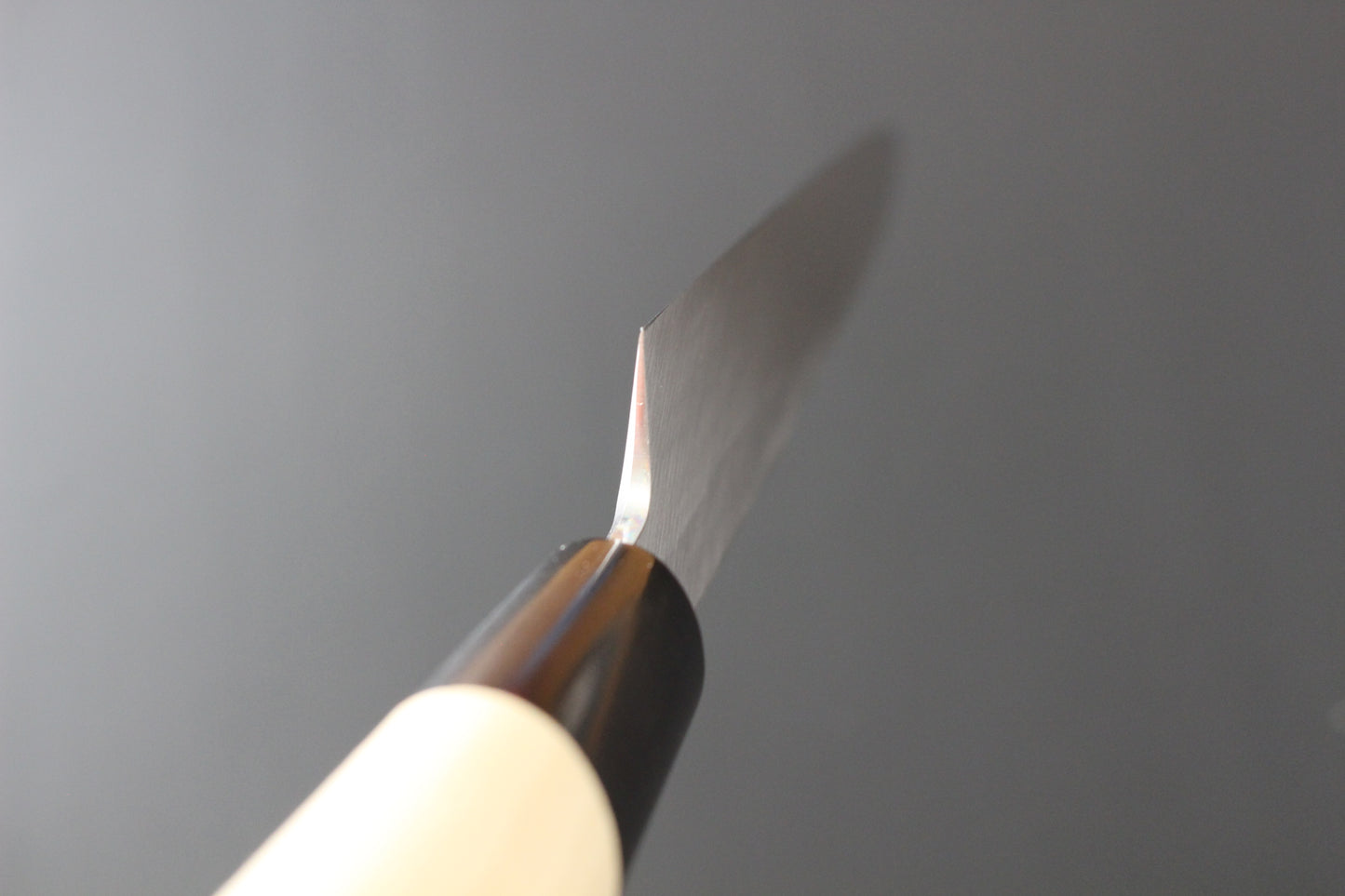 Mikazuki - Shirogami / White Steel #2  Yanagiba Sashimi Knife 270mm W/Saya (for Right Hander)