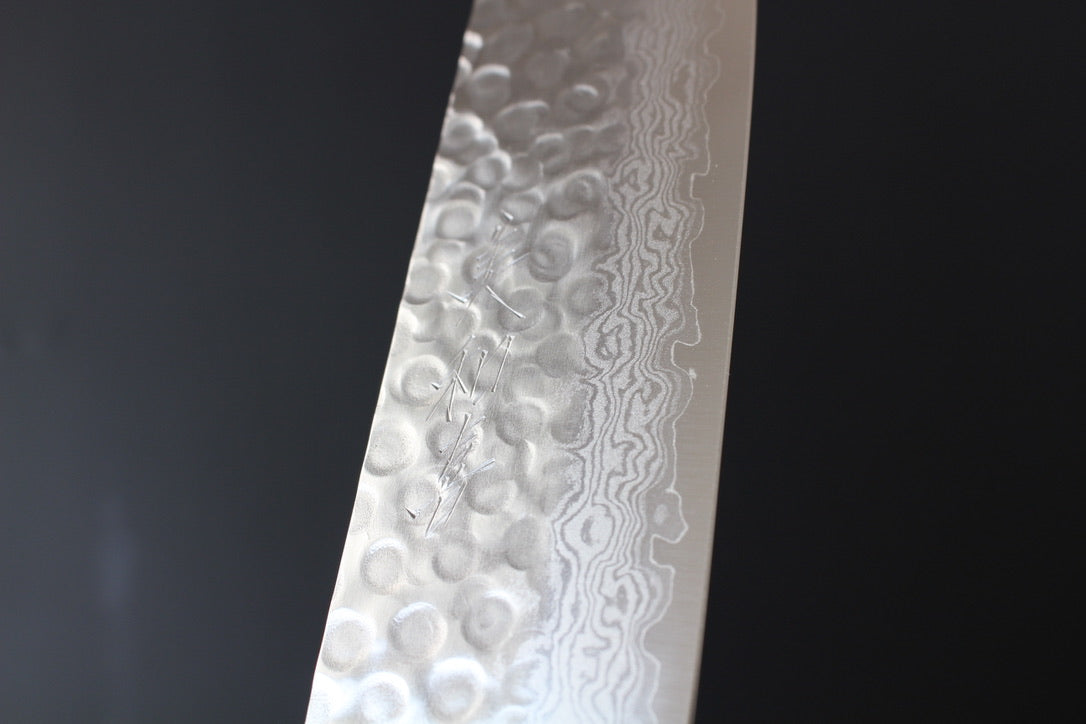 Mikazuki - VG10 hammered damascus Nakiri Knife - vegetable knife 160mm