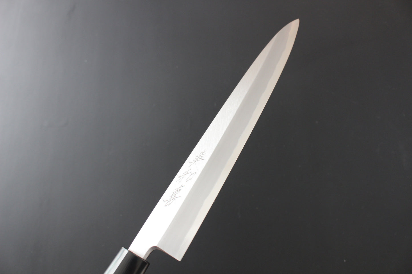 Mikazuki - Shirogami / White Steel #2 Yanagiba Sashimi Knife 240mm W/Saya (for Right Hander)