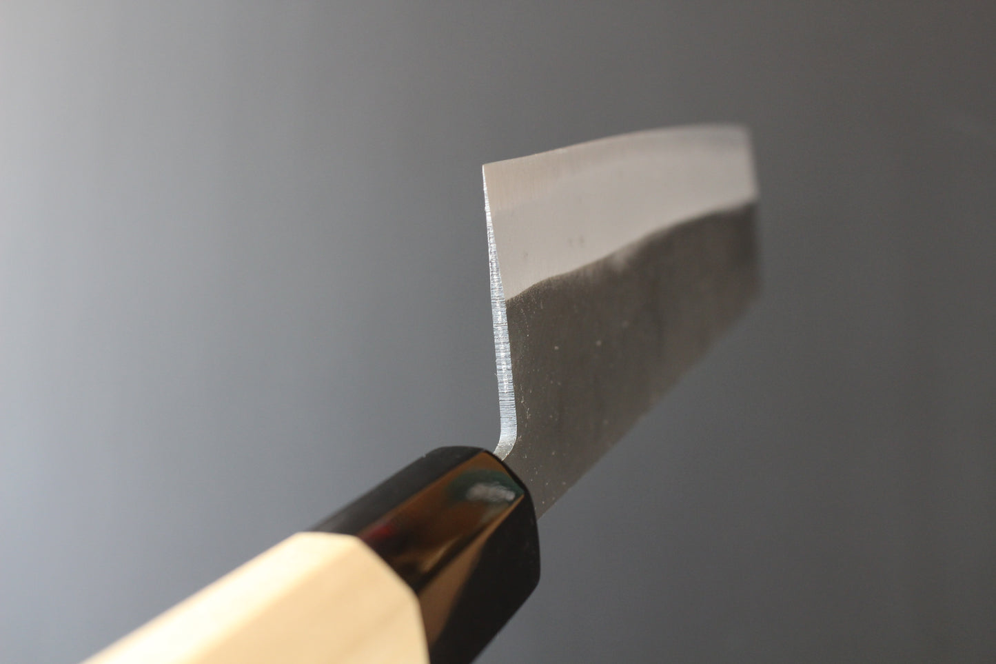 Mikazuki - Shirogami No2 Kurouchi Nakiri Knife 165mm