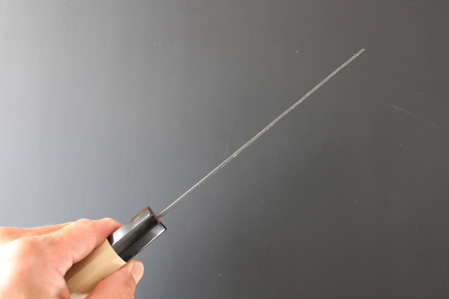 Mikazuki - Shirogami No2 Kurouchi Nakiri Knife 165mm