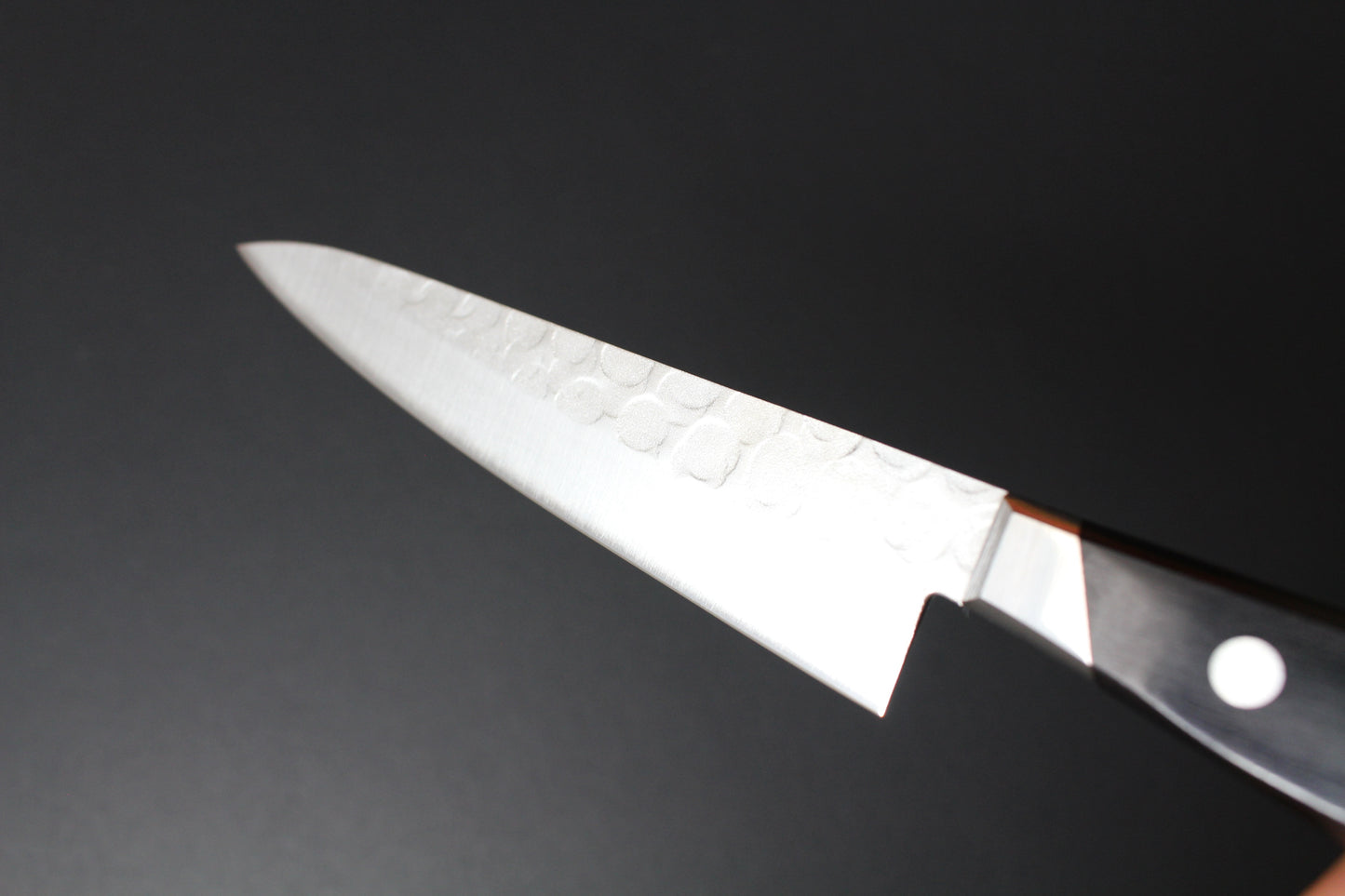Mikazuki - Aogami (Blue steel) #2 Hammered Petty knife 135mm