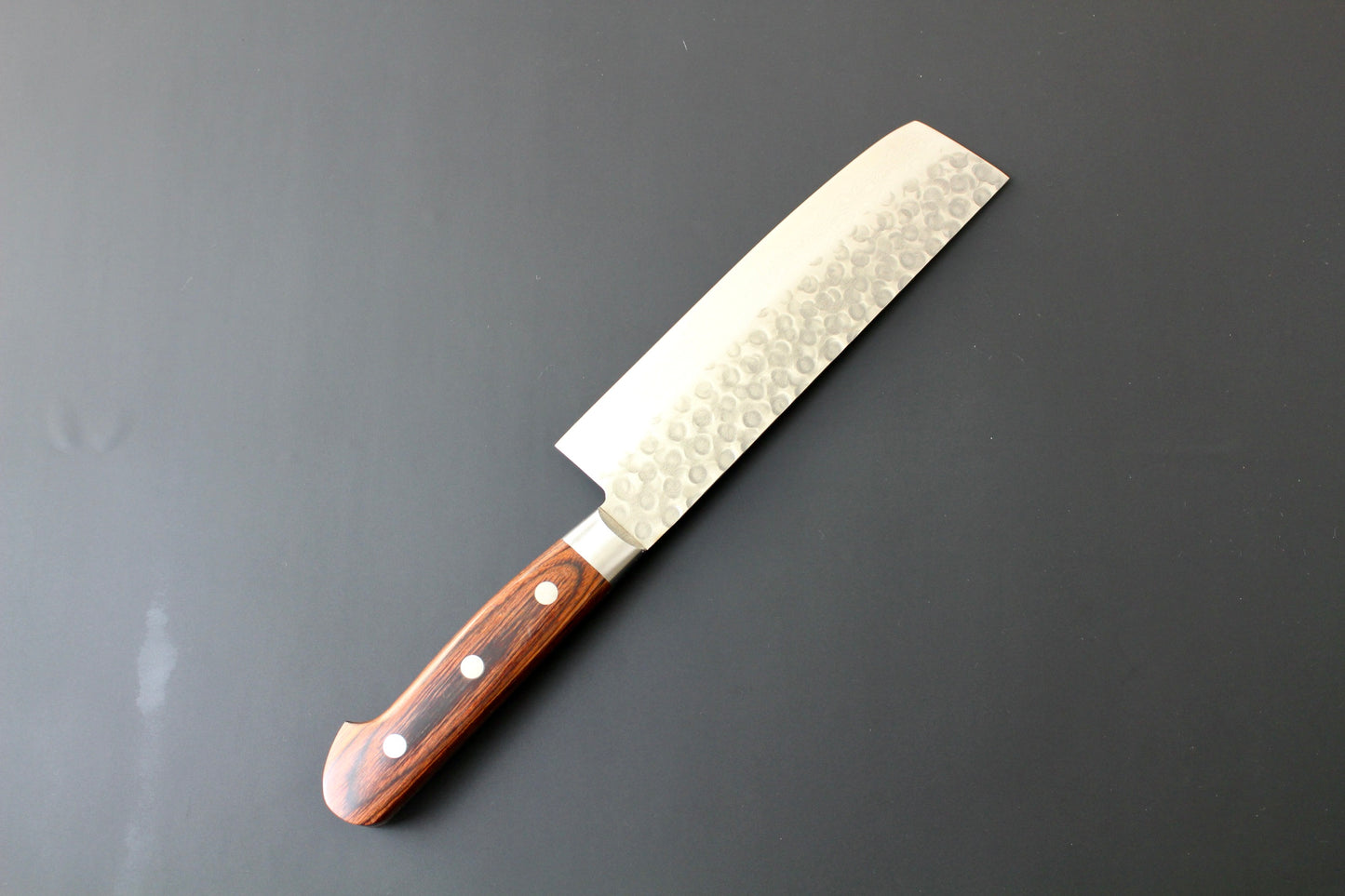 Mikazuki - VG10 hammered damascus Nakiri Knife - vegetable knife 160mm