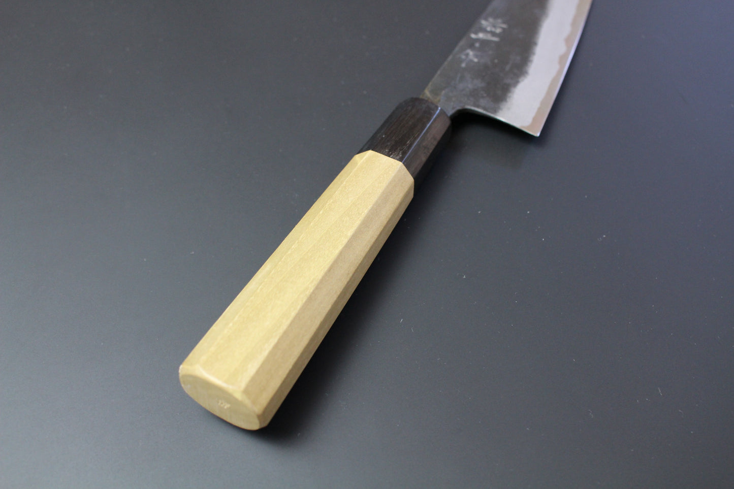 Kyohei Shindo - Aogami No.2 Santoku Kurouchi knife 165mm