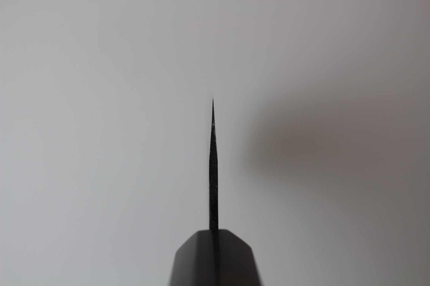 Mikazuki - Shirogami No2 Kurouchi Nakiri Knife 165mm w/rosewood handle