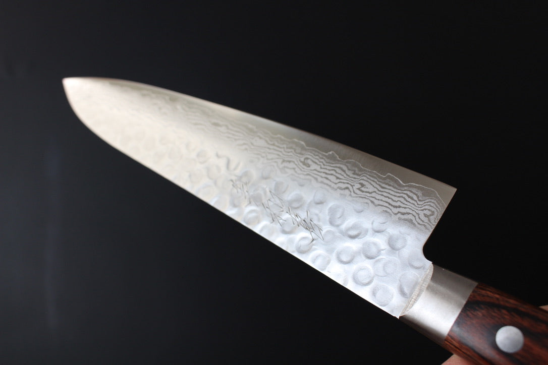 Mikazuki - VG10 hammered damascus Gyuto Knife  210mm
