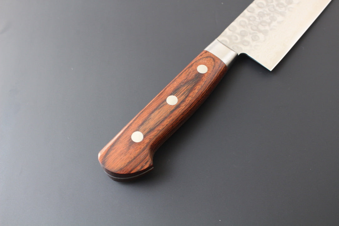 Mikazuki - VG10 hammered damascus Nakiri Knife - vegetable knife 160mm