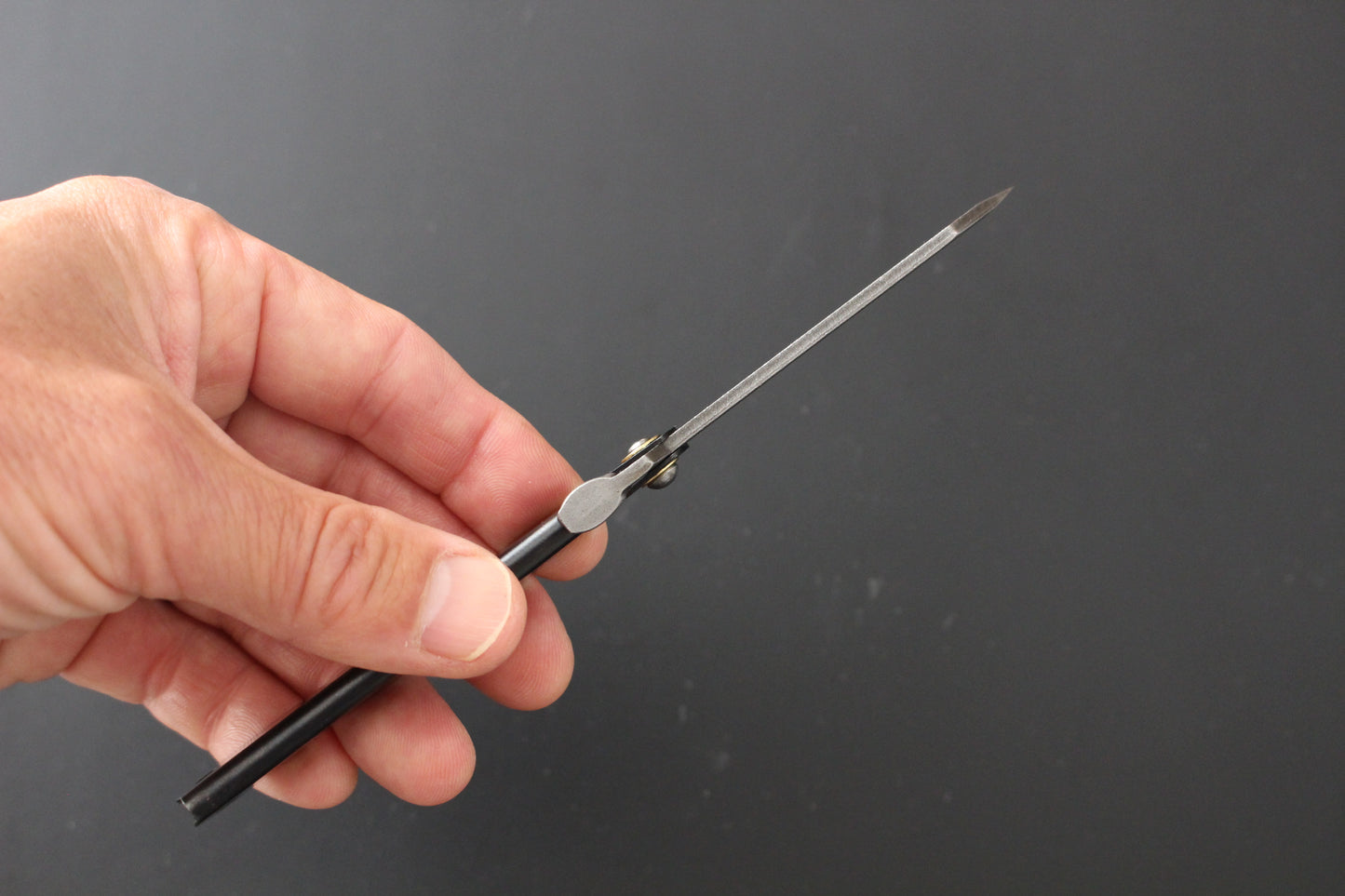 Nagao Kanekoma Higonokami - folding knife SK Steel Black Nashiji