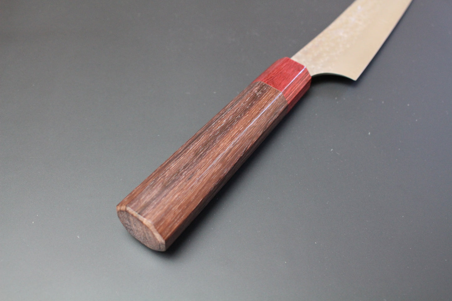 Yu Kurosaki - SG2 Hammered "Senko Ei" Sujihiki Knife 240mm with rosewood handle red ferrule