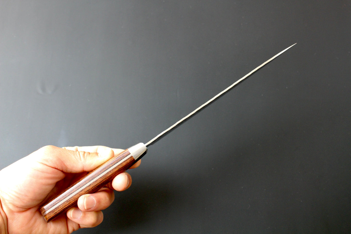 Mikazuki - VG10 hammered damascus Gyuto Knife 180mm