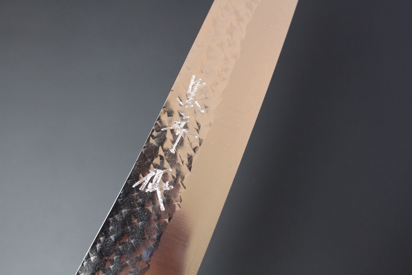 Yu Kurosaki - SG2 Hammered "Senko Ei" Sujihiki Knife 240mm with rosewood handle red ferrule