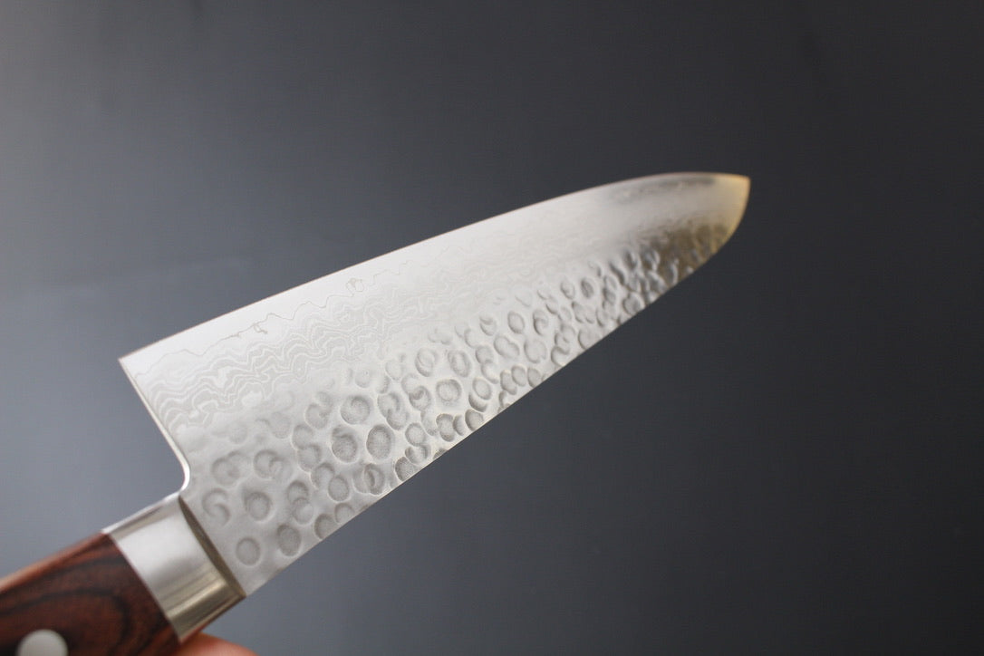 Mikazuki - VG10 hammered damascus Gyuto Knife 240mm