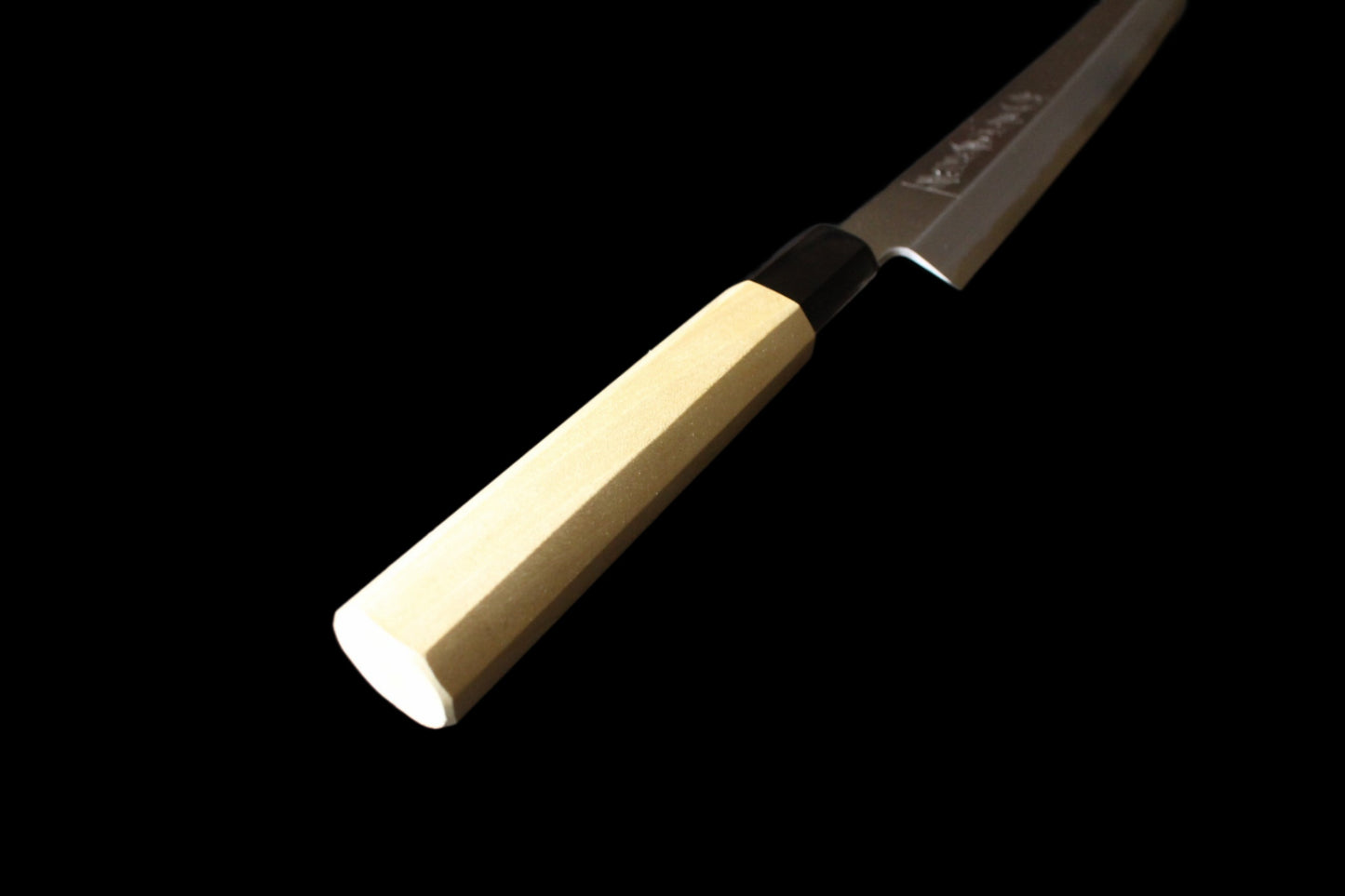 Goh Umanosuke Yoshihiro - Shirogami / White Steel #2 Honkasumi (Super Premium series) Sakimaru Takohiki Knife 270mm for Right Hander