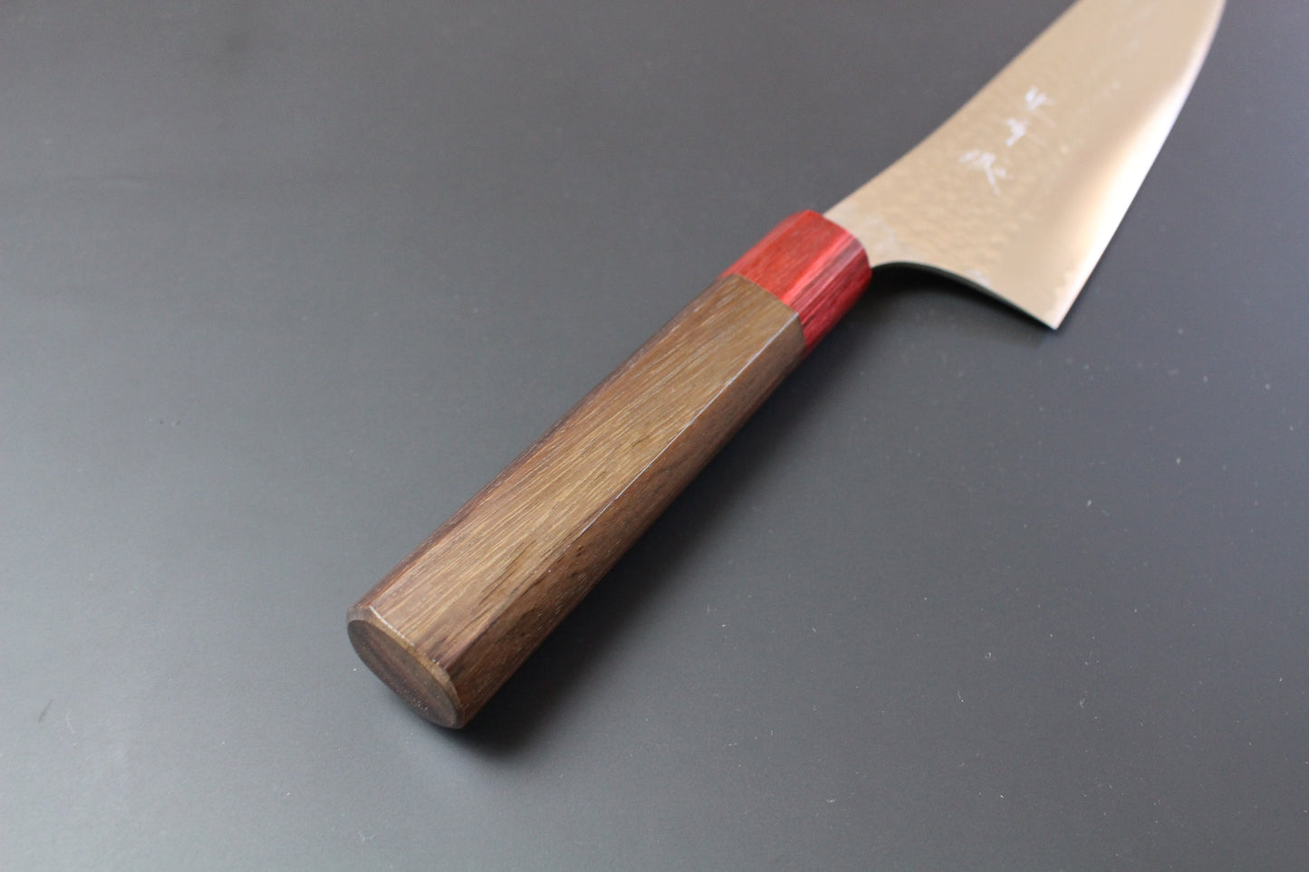 Yu Kurosaki - SG2 Hammered "Senko Ei" Gyuto Knife 240mm with rosewood handle red ferrule