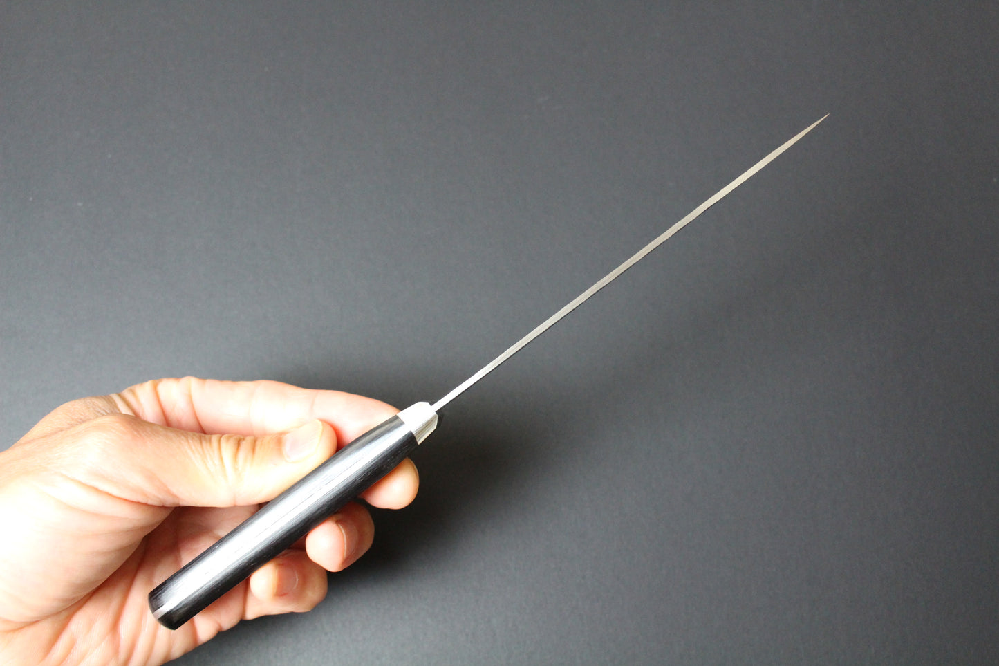 Mikazuki - Aogami (Blue steel) #2 Hammered Petty knife 135mm