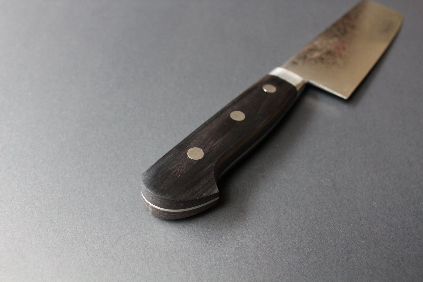 Mikazuki - VG10 Polished Damascus Nakiri Knife 160mm