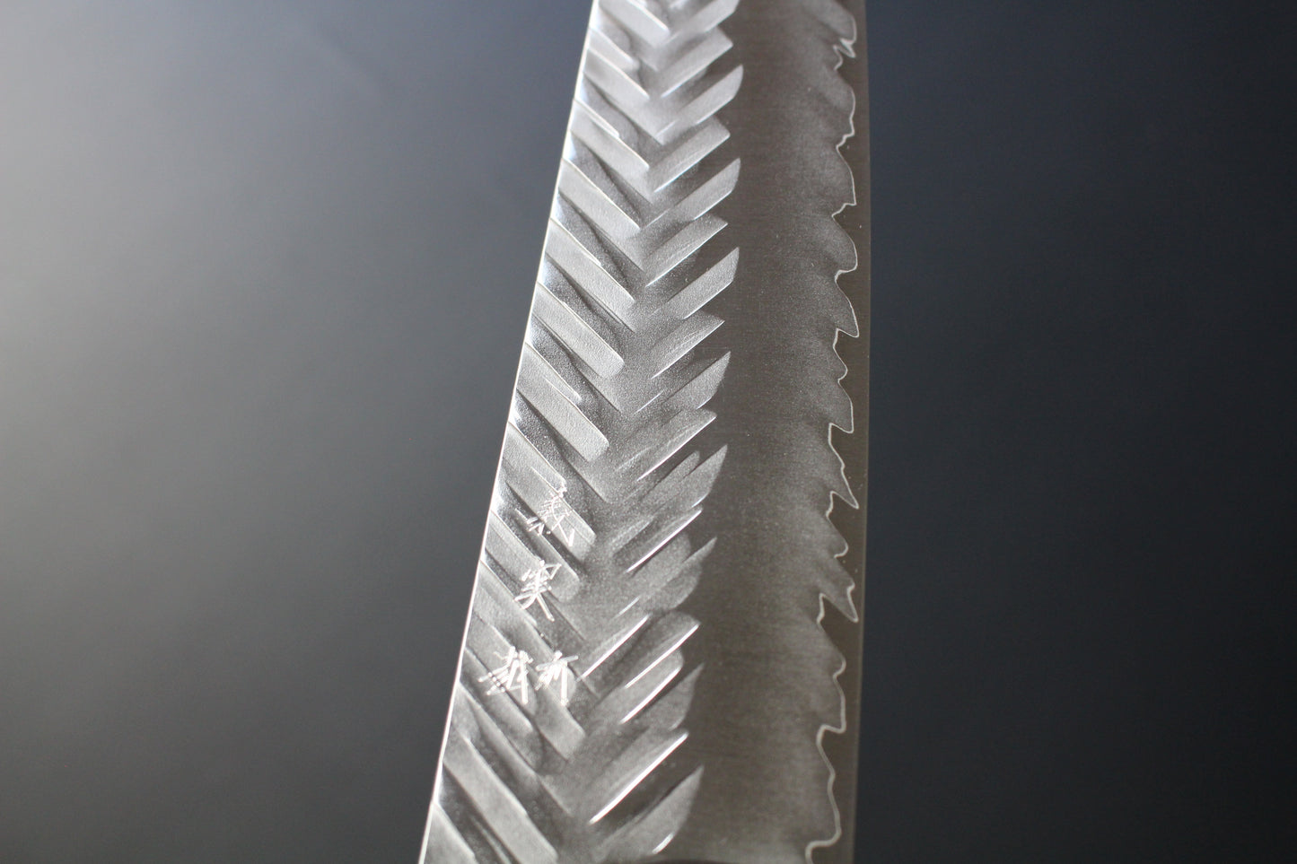 Yoshimi Kato - SG2 V hammered Gyuto Knife 210mm with lacquered oak handle