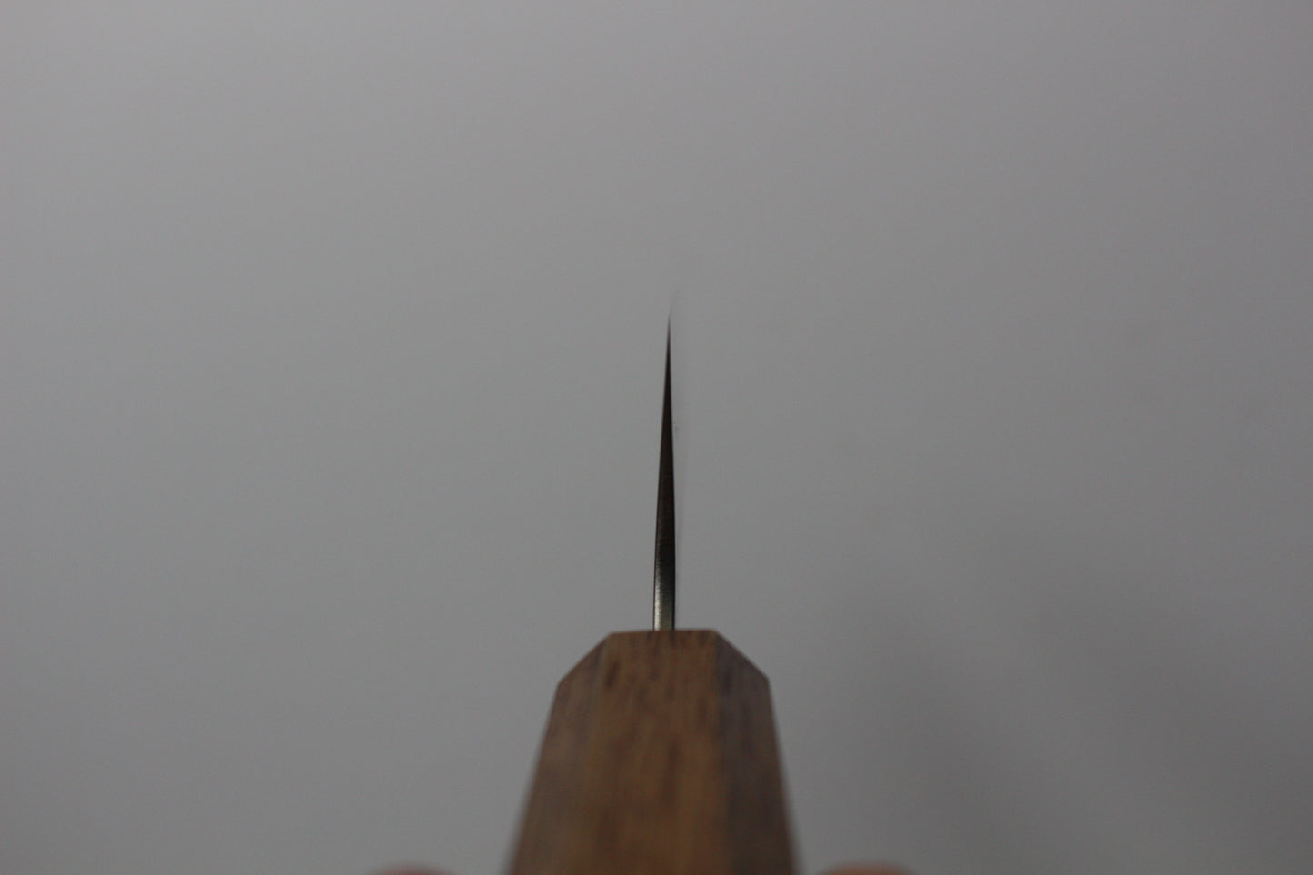 Mikazuki - Ginsan Nashiji Bunka Knife 170mm w/burnt oak handle