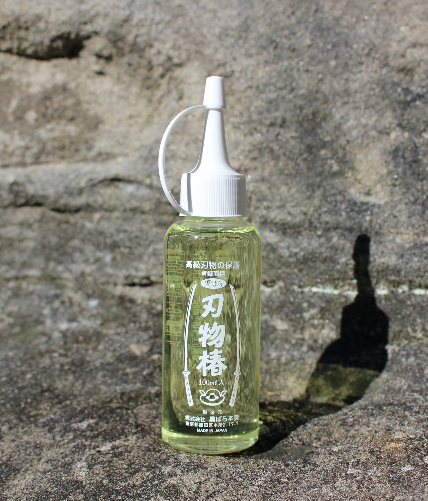CAMELLIA TSUBAKI OIL 100ML protecting carbon steel knives from rust
