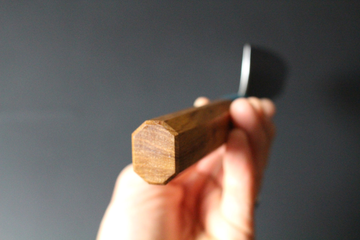 Yu Kurosaki - SG2 Hammered "Senko Ei" Bunka Knife 170mm with wenge handle turquoise ferrule