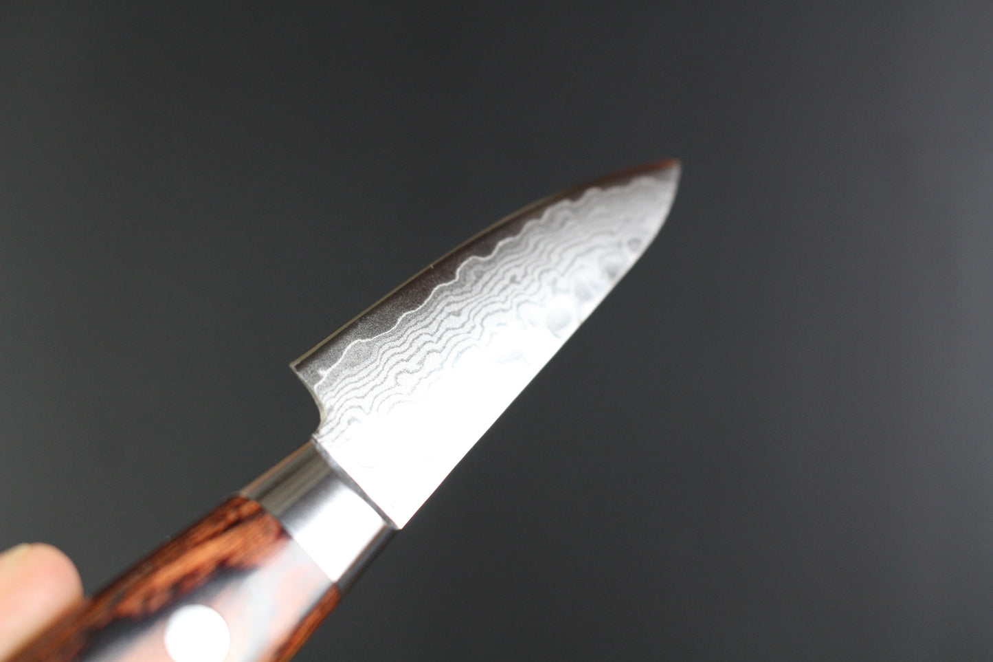 Mikazuki - VG10 hammered damascus Paring Knife  80mm