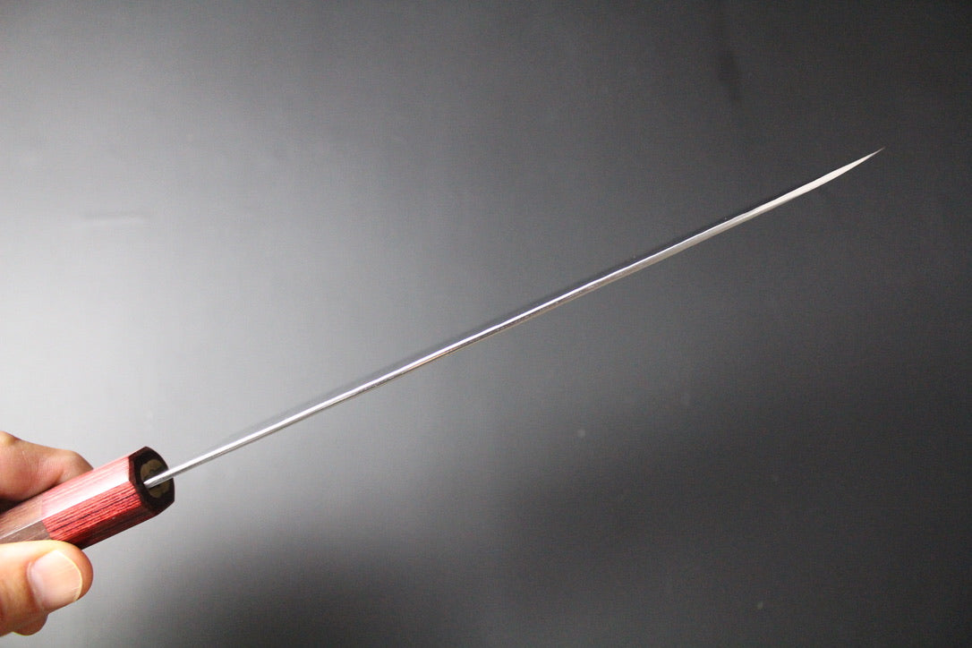 Yu Kurosaki - SG2 Hammered "Senko" Gyuto Knife 210mm with rosewood handle red ferrule