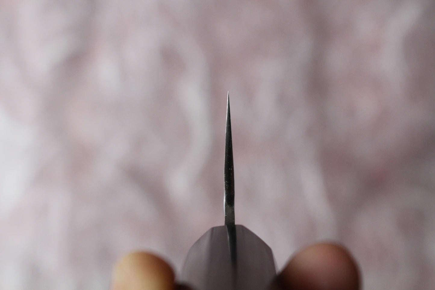 Yu Kurosaki - SG2 Hammered "Senko" Small Santoku Knife 150mm with rosewood handle black ferrule