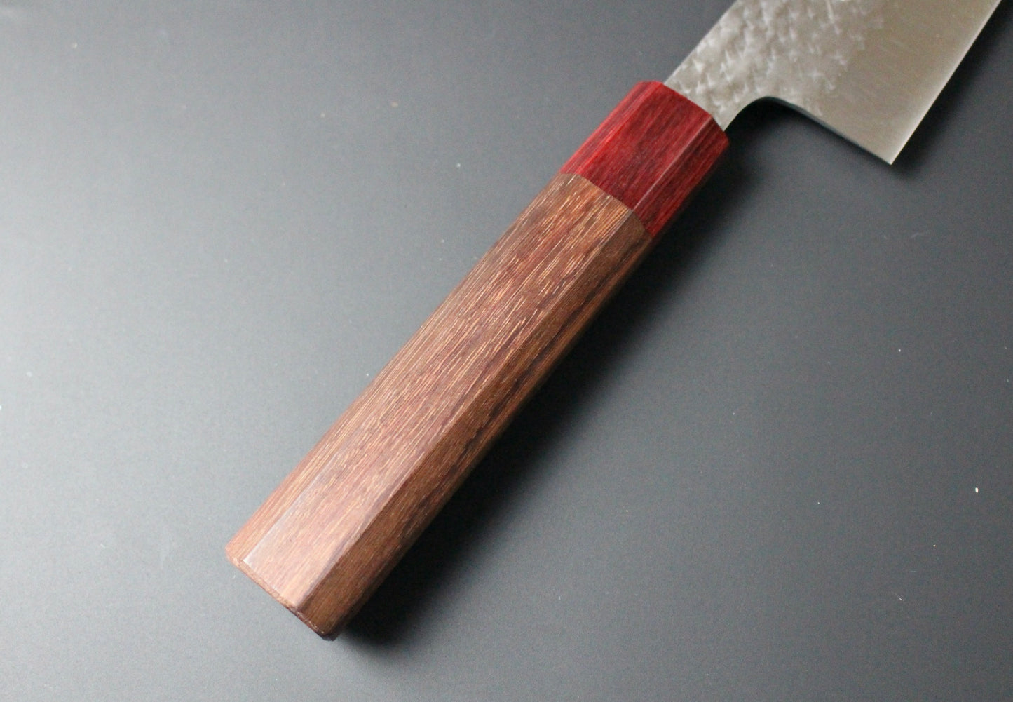 Yu Kurosaki - SG2 Hammered "Senko" Gyuto Knife 210mm with rosewood handle red ferrule