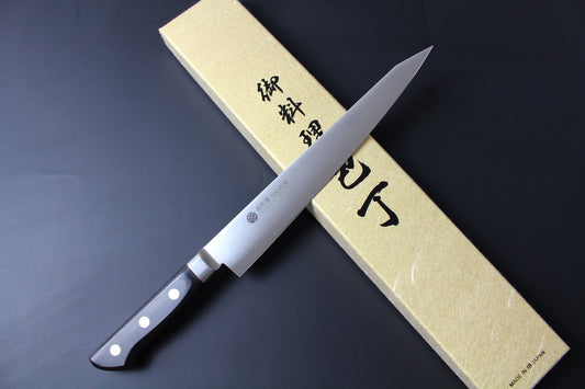 Best Japanese knife Sujihiki cooking knife sharp made in Japan slicer