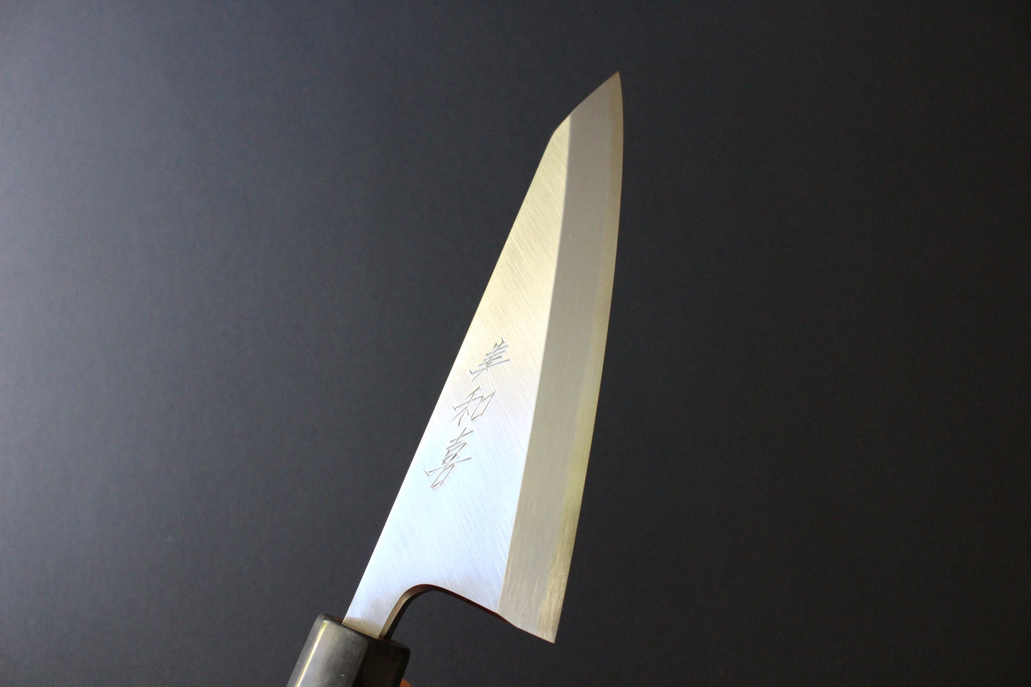 Mikazuki - Shirogami / White Steel #2  Wa Garasaki Knife 150mm for right hander